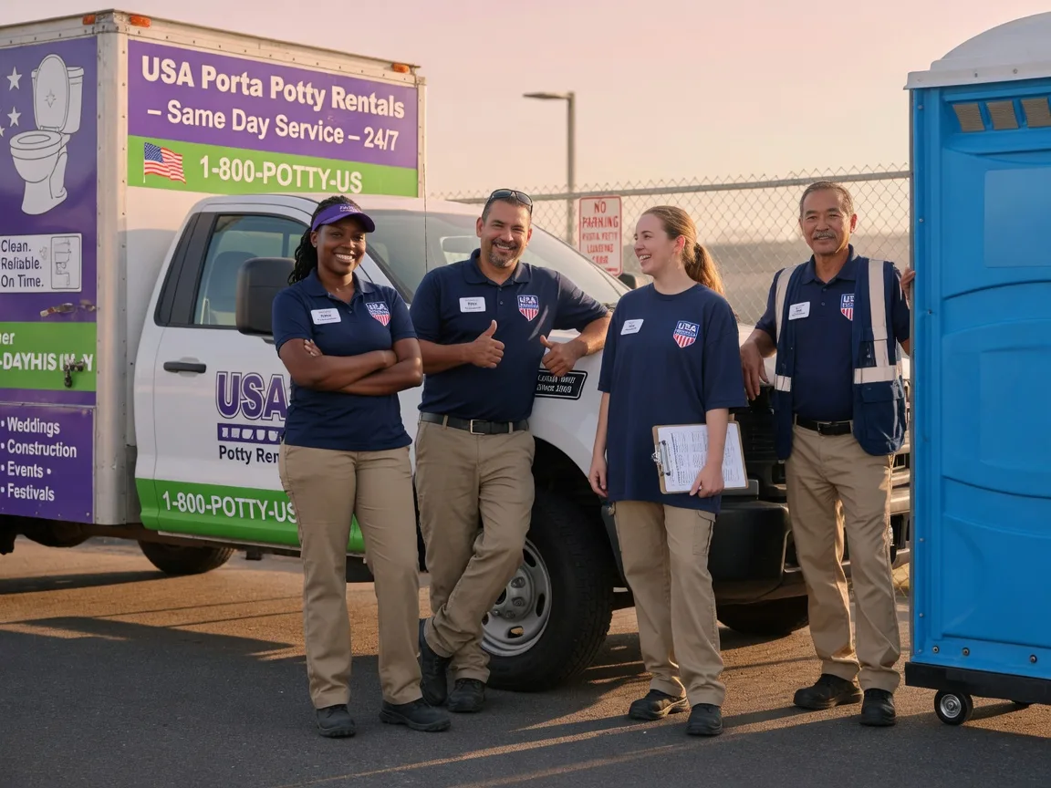 Porta Potty Rental company in Treichlers, PA